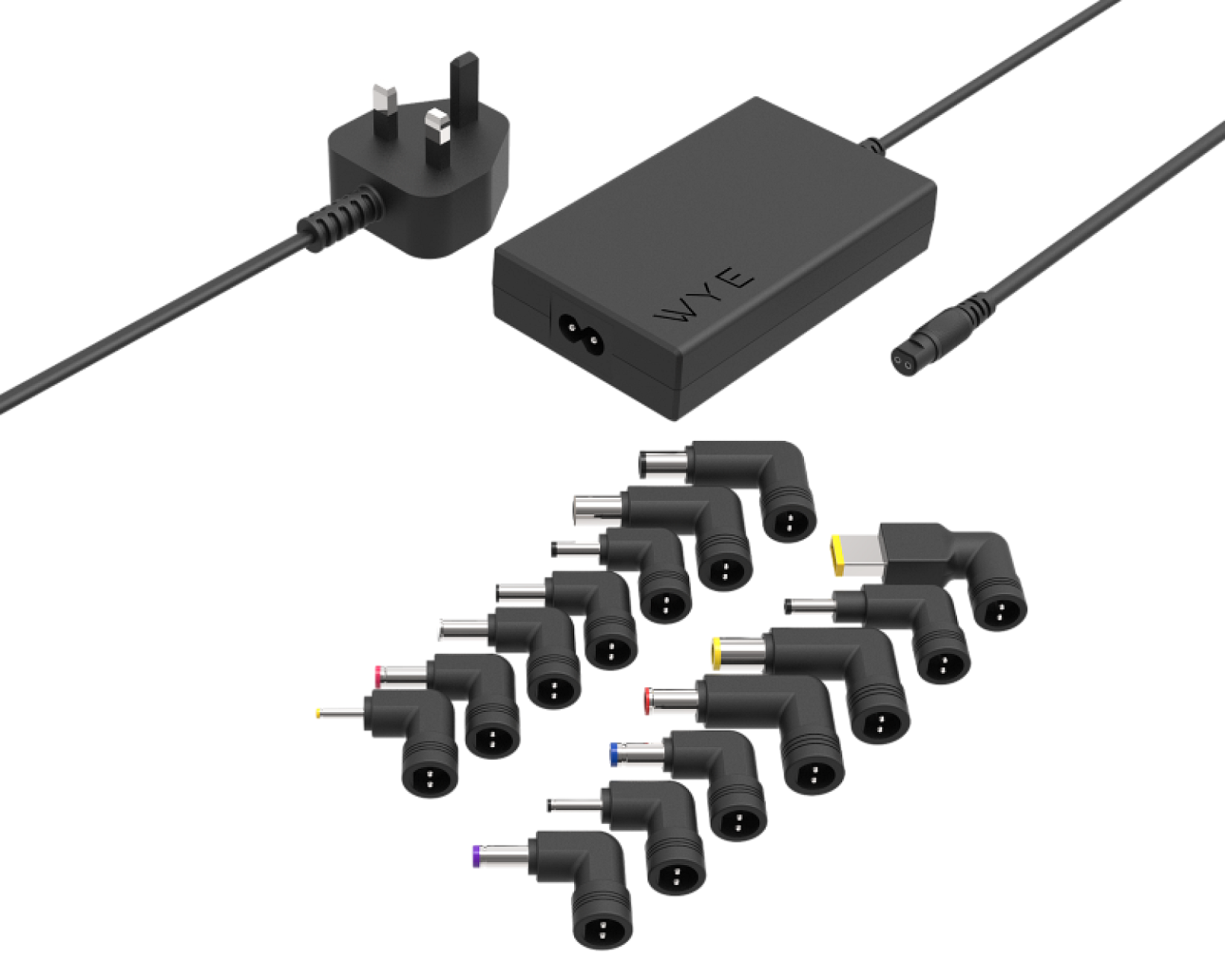 UltraPower 90W GaN Universal Laptop Charger with 14 Tips