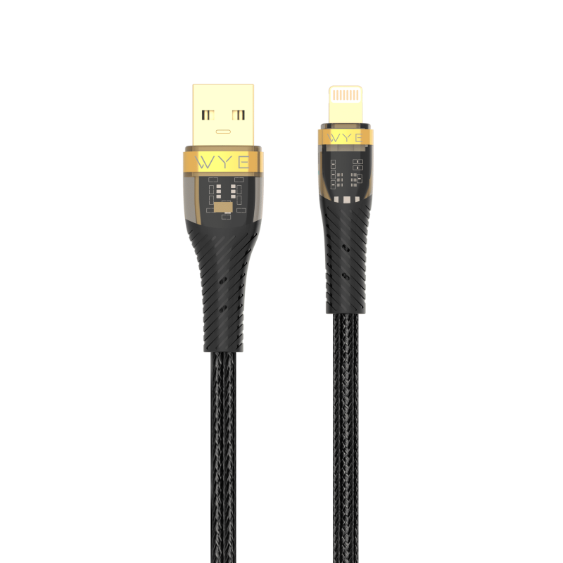 PowerGold Braided USB-A to Lightning Fast Charging Cable