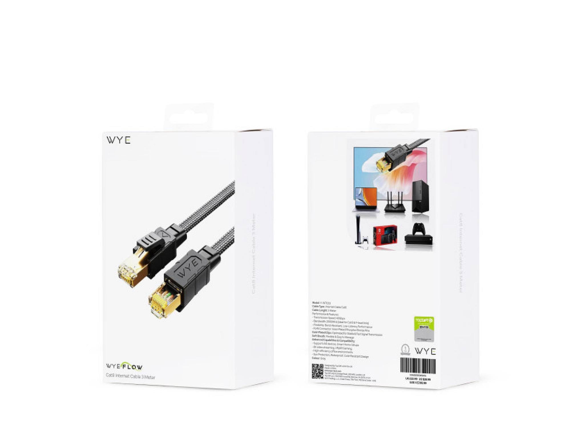 UltraNet Cat8 Ethernet Cable 3m