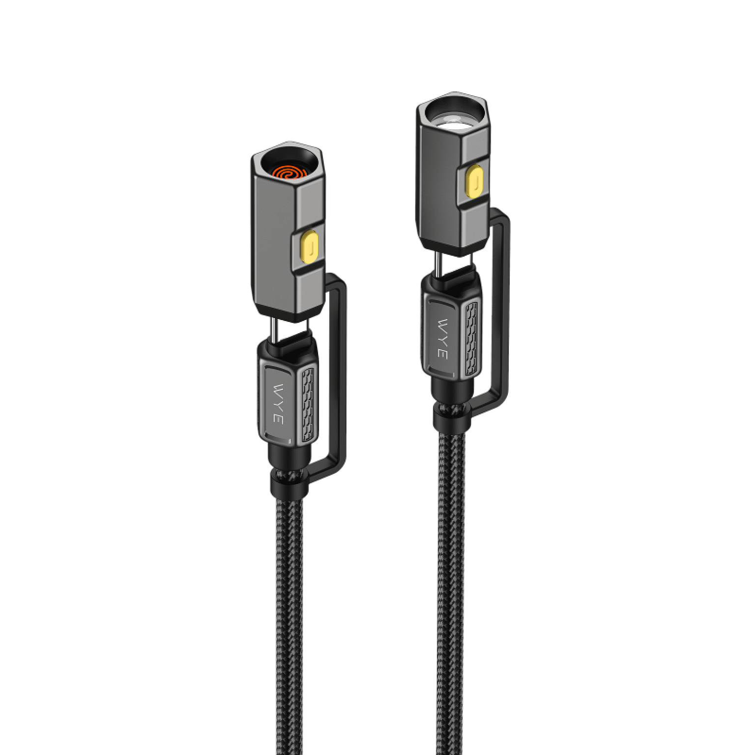 PowerGlow 4-in-1 Fast Charging Cable with LED Light (1.2m)