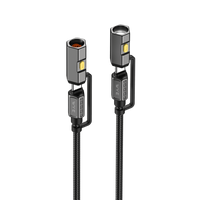 PowerGlow 4-in-1 Fast Charging Cable with LED Light (1.2m)