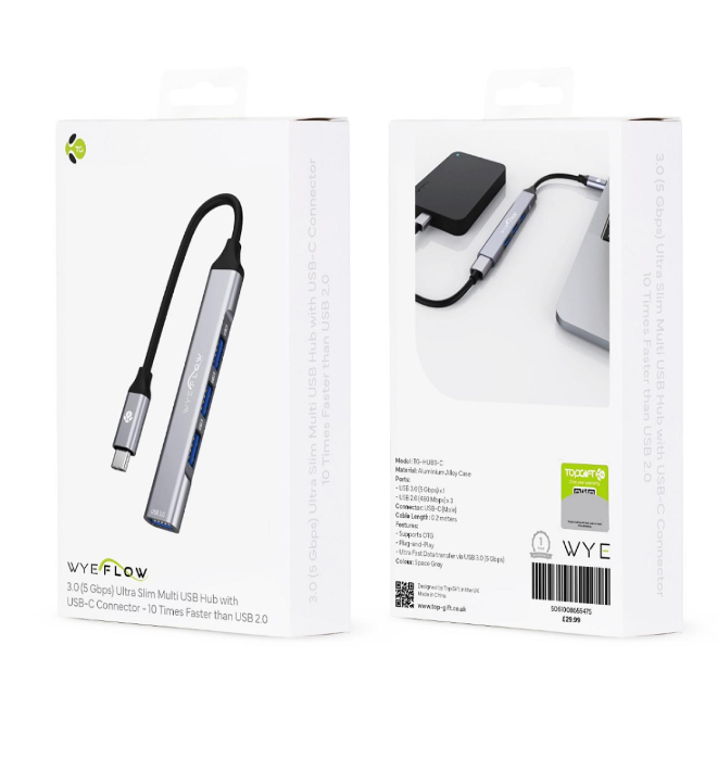 SmartHub Slim USB-C Multi-Port High-Speed Adapter