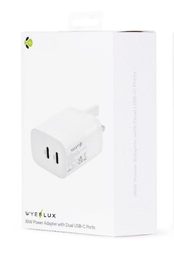 UltraCharge 45W GaN Fast Charger with Dual USB-C
