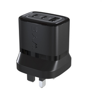 UltraCharge 67W GaN Fast Charger with Dual USB-C & USB-A