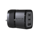 UltraCharge 67W GaN Fast Charger with Dual USB-C & USB-A