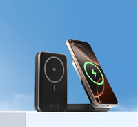 PowerStand 2-in-1 Magnetic Wireless Charging Dock & Power Bank