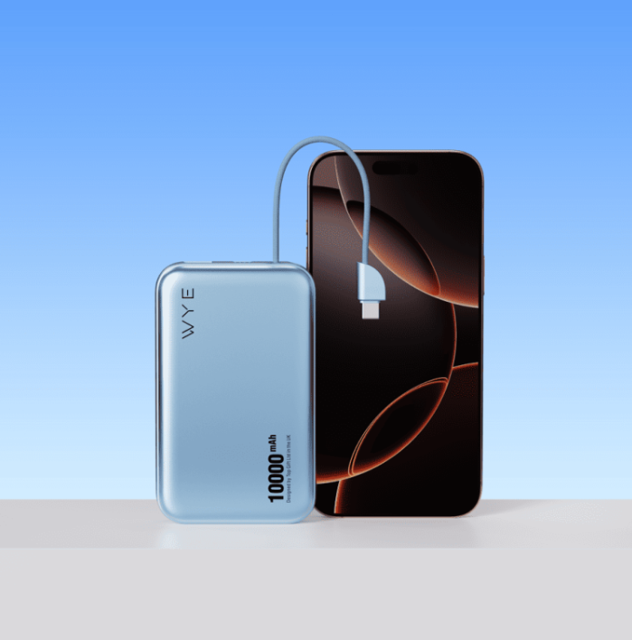UltraMag 10,000mAh Magnetic Wireless Power Bank with Built-In Cable