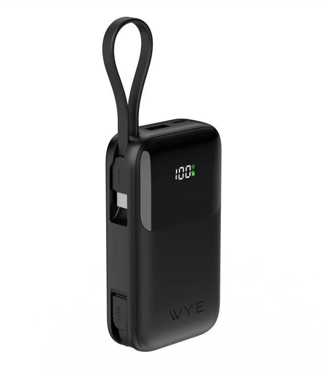 UltraCharge 20,000mAh Fast Charging Power Bank with Built-In USB-C & Lightning Cables