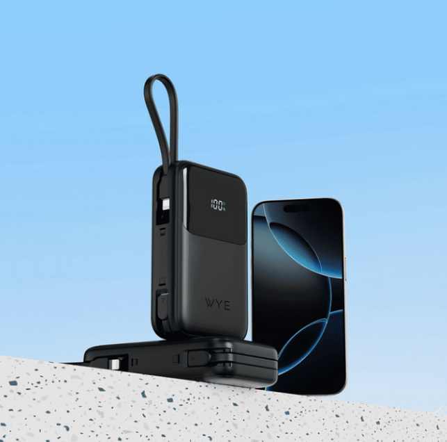 UltraCharge 20,000mAh Fast Charging Power Bank with Built-In USB-C & Lightning Cables