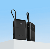UltraCharge 20,000mAh Fast Charging Power Bank with Built-In USB-C & Lightning Cables