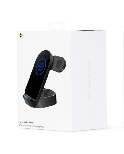 UltraFlux 25W 3-in-1 Wireless Magnetic Charging Stand