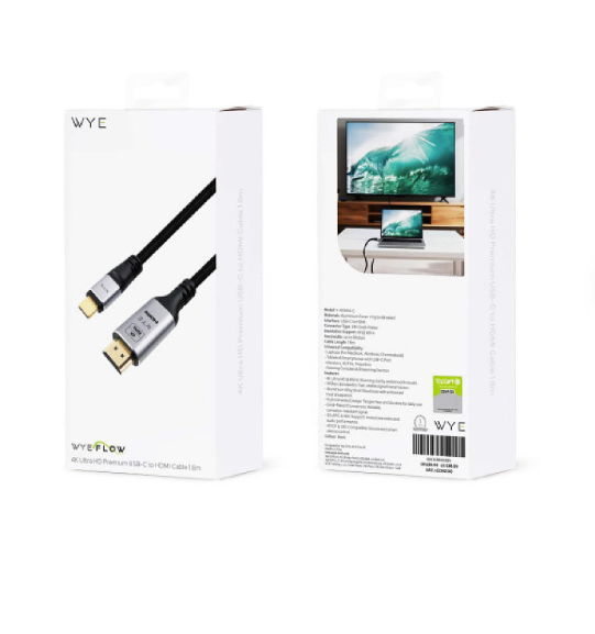 UltraHD USB-C to HDMI 4K Cable (1.8m)