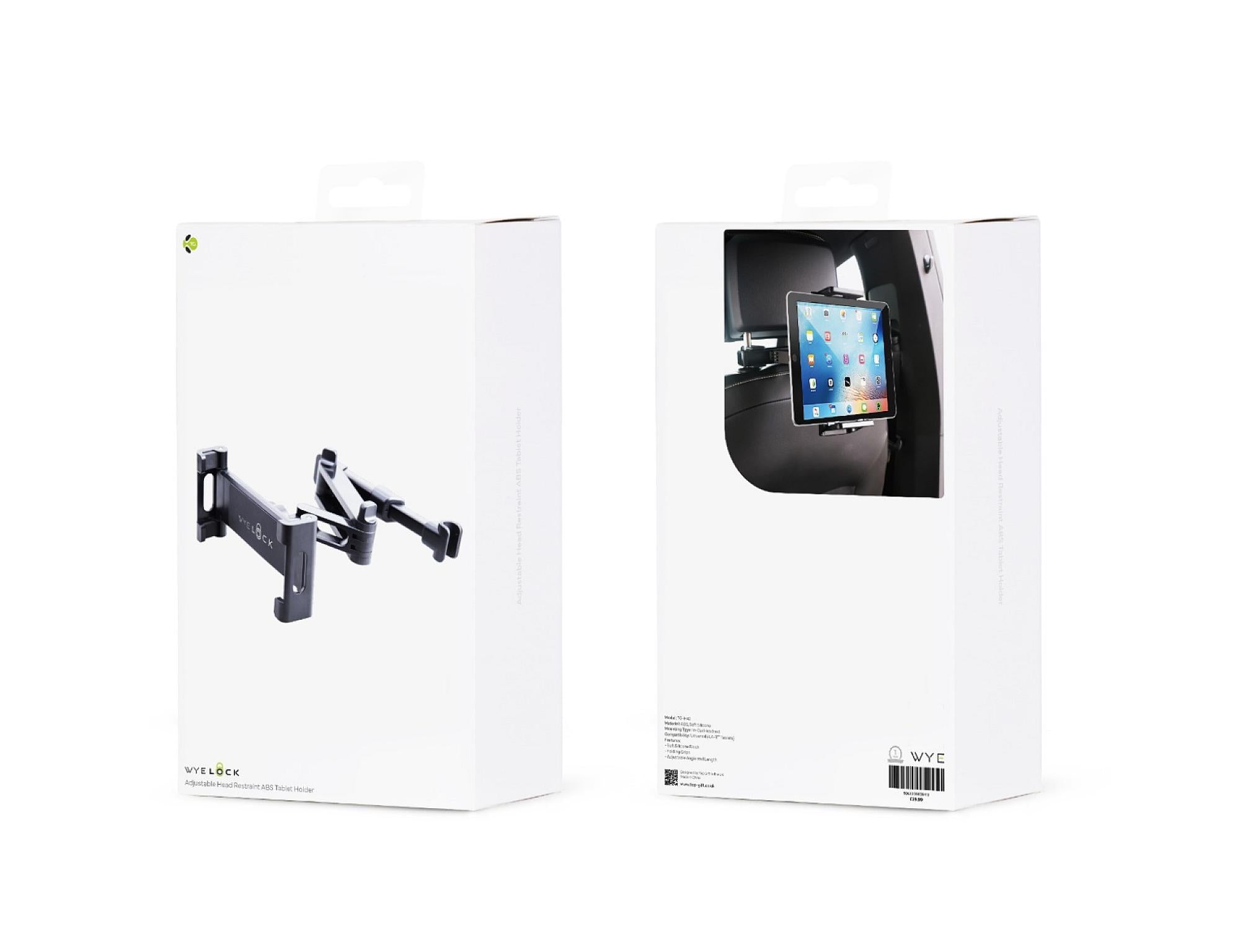 UltraMount Adjustable Car Tablet Holder for Headrest