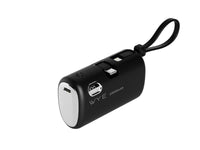PowerPlug 10,000mAh Power Bank with Built-In USB-C & Lightning Cables