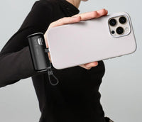 PowerPlug 5,000mAh Power Bank with Built-In USB-C & Lightning Cables