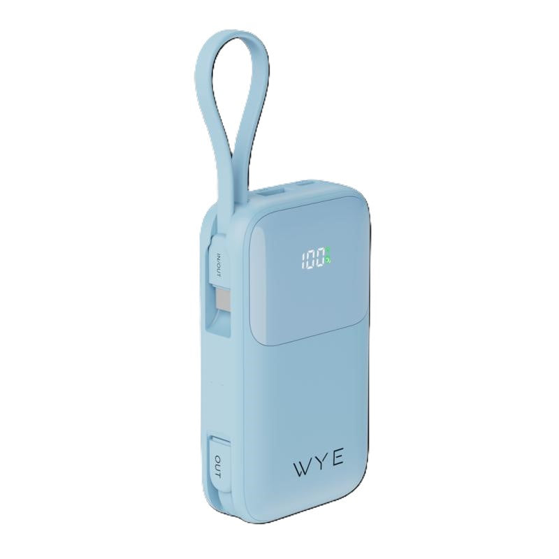 UltraCharge 10,000mAh Power Bank with Built-In Cables