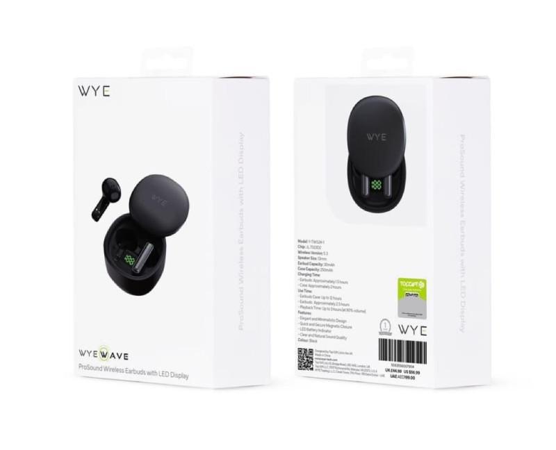 ProSound TWS Wireless Bluetooth Earbuds with LED Display