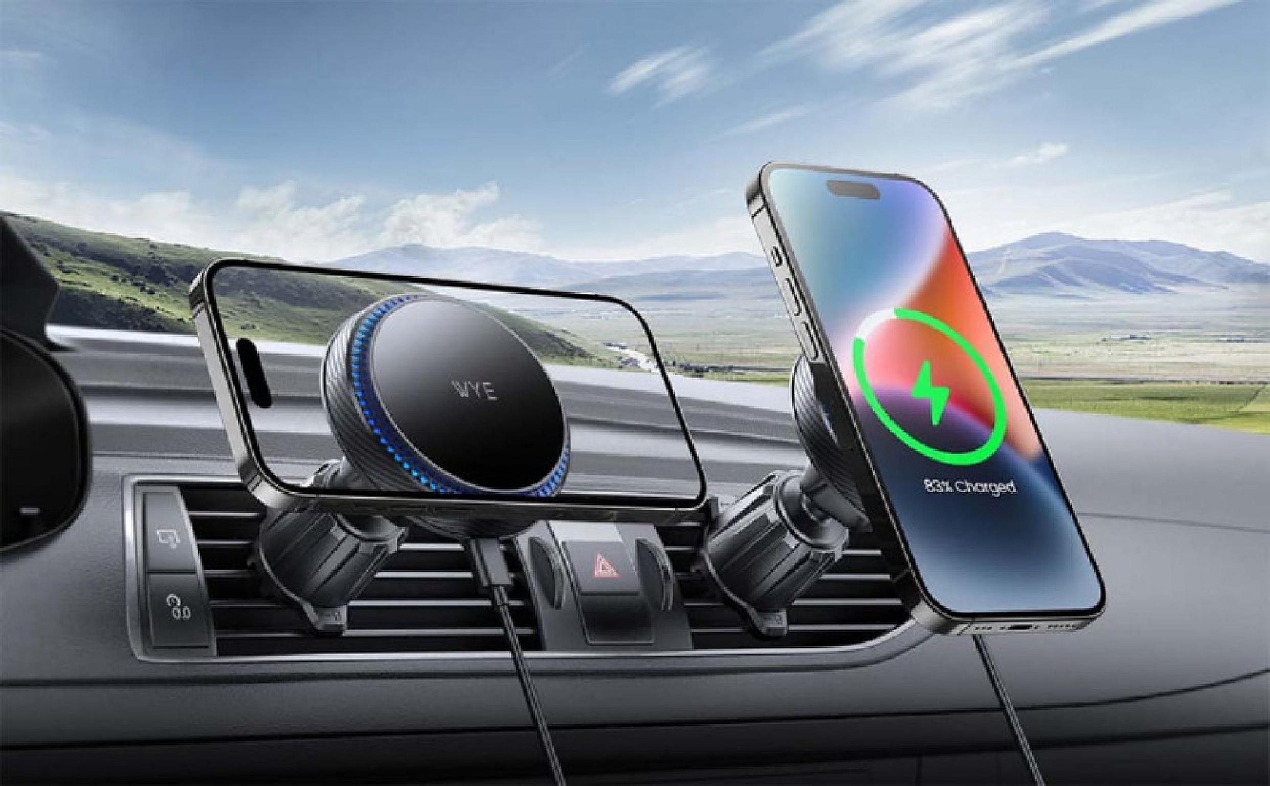 SmartCharge 15W Wireless Car Charger Air Vent Phone Mount