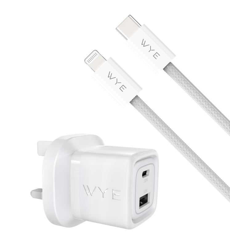 RapidCharge 32W Dual Port GaN Fast Charger (8-Pin)