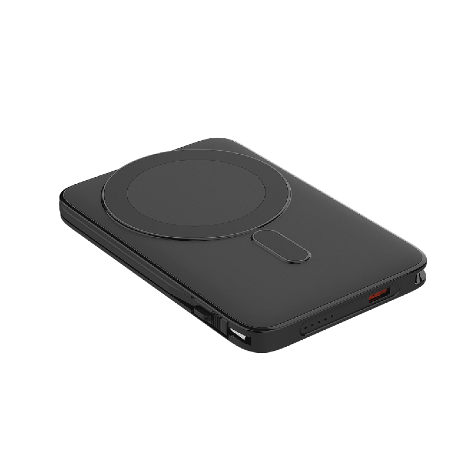 UltraCharge 5,000mAh Power Bank with Built-In Cable